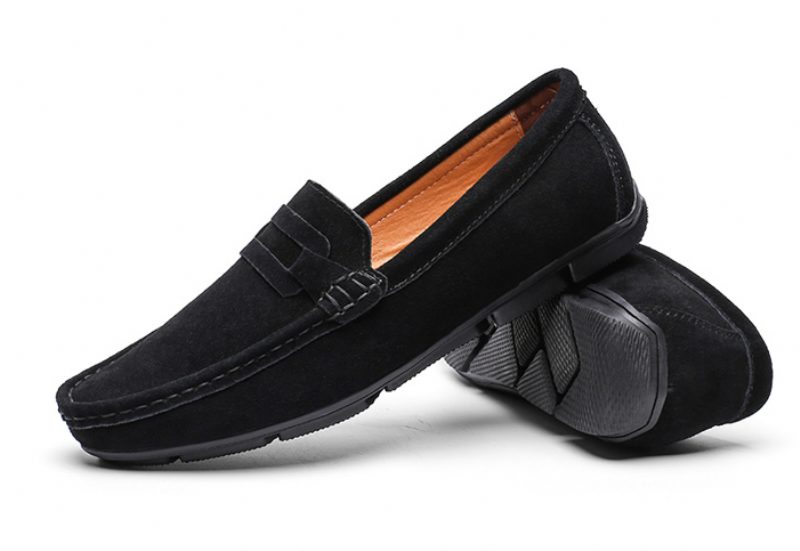 Moca Loafer Dress Sko Til Mænd - Marineblå