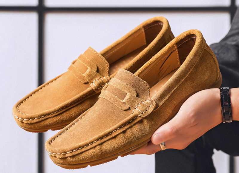 Moca Loafer Dress Sko Til Mænd - Marineblå