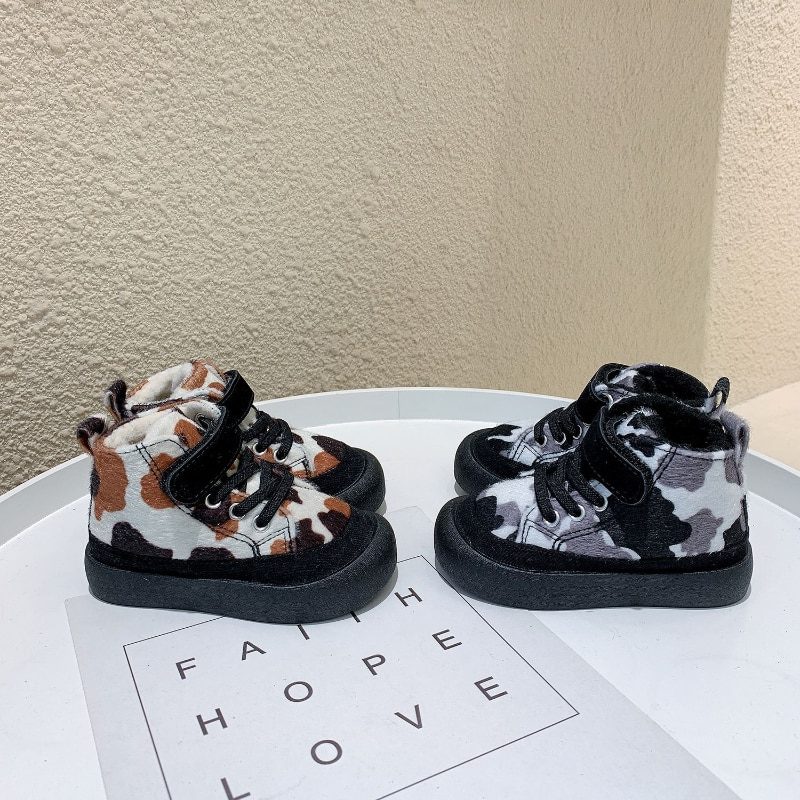 Modesneaker For Engledrenge - Sort