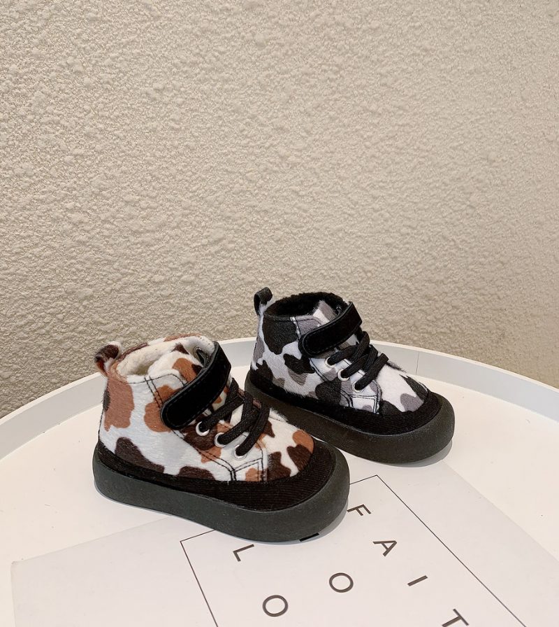 Modesneaker For Engledrenge - Sort