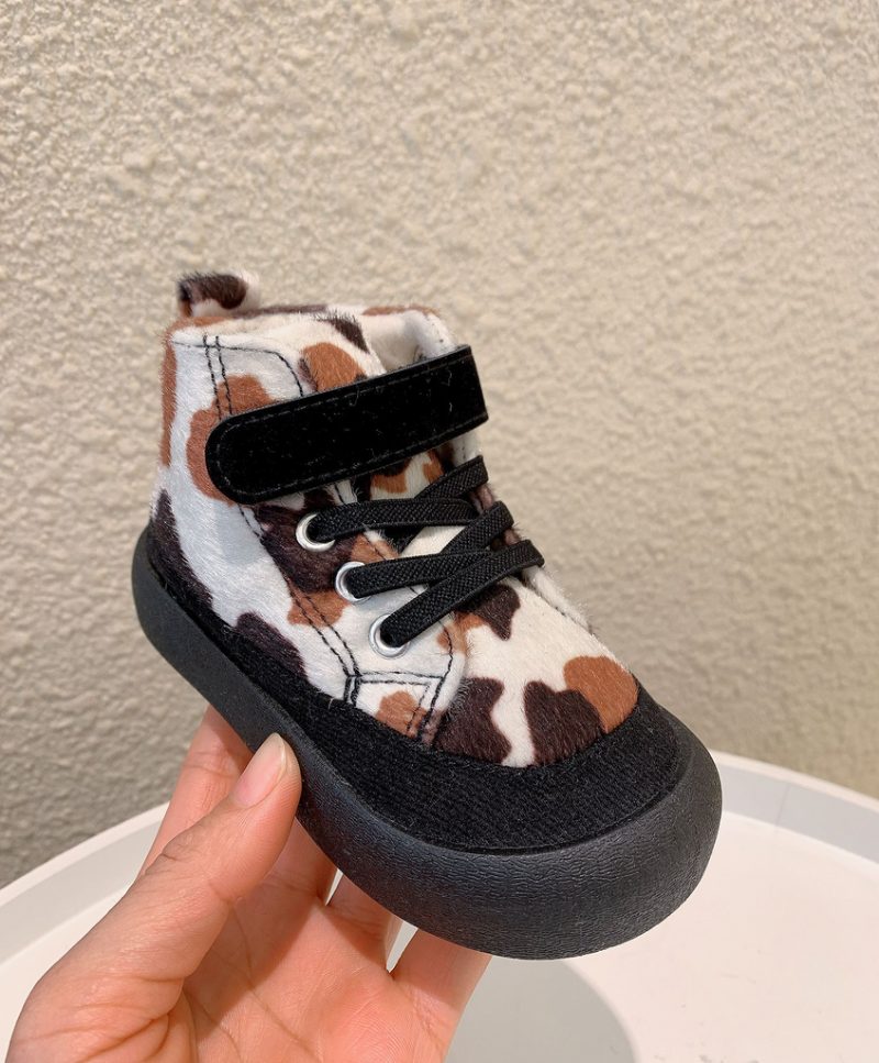 Modesneaker For Engledrenge - Sort