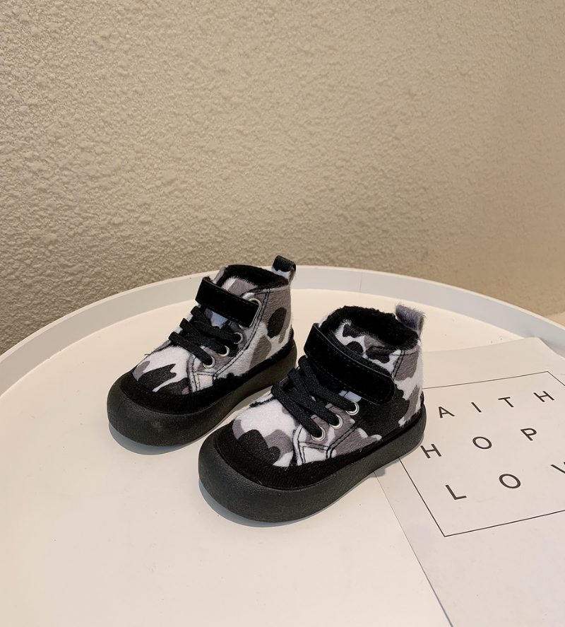 Modesneaker For Engledrenge - Sort