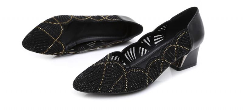 Monrroy Komfortable Pumps-sko Til Kvinder - Sort