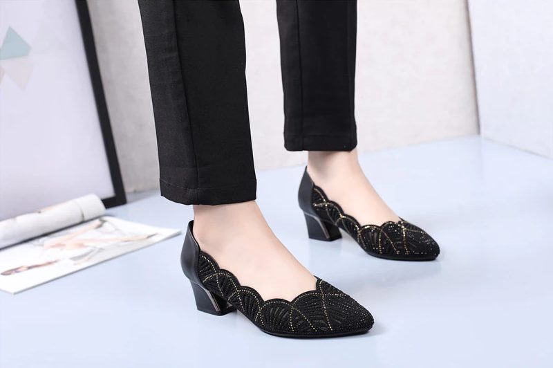 Monrroy Komfortable Pumps-sko Til Kvinder - Sort