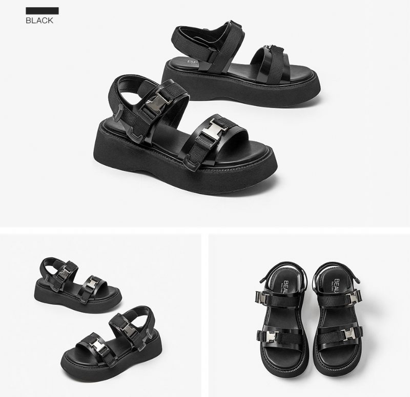 Morel Damesandaler - Sort