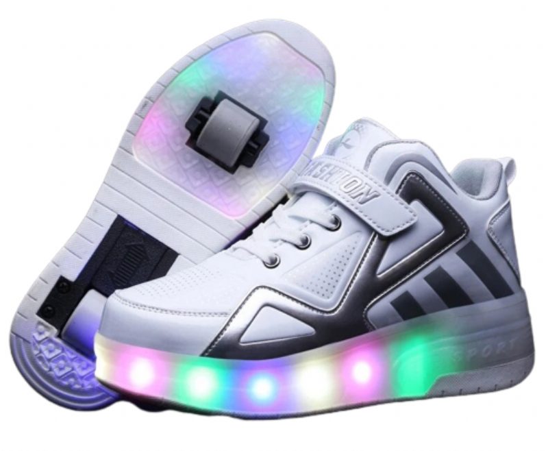 Morgan Unisex Rullesneakers Til Børn - Hvid