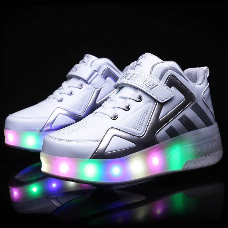 Morgan Unisex Rullesneakers Til Børn - Hvid