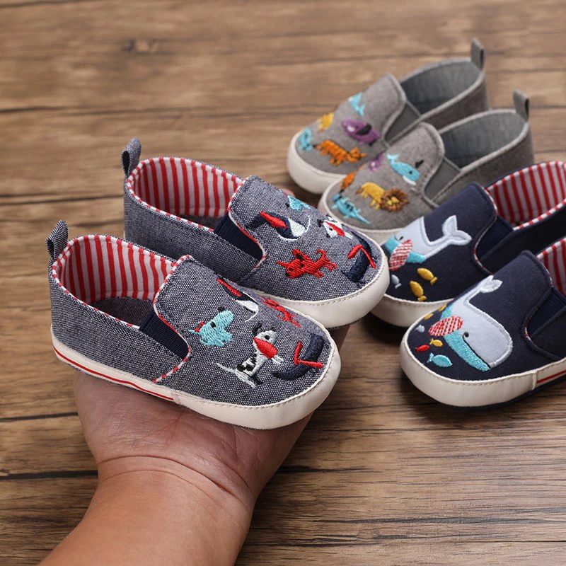 Moro Baby Drenge Afslappede Sneakers - Marineblå