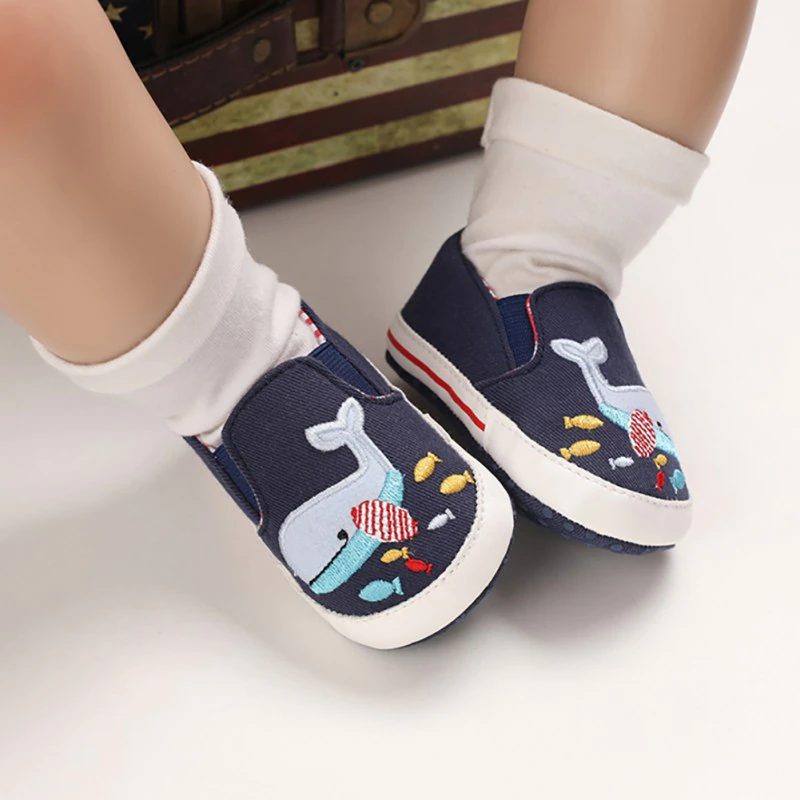 Moro Baby Drenge Afslappede Sneakers - Marineblå