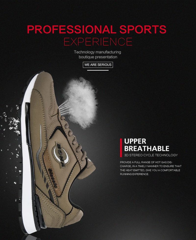 Moro Casual Sneakers Til Mænd - Khaki