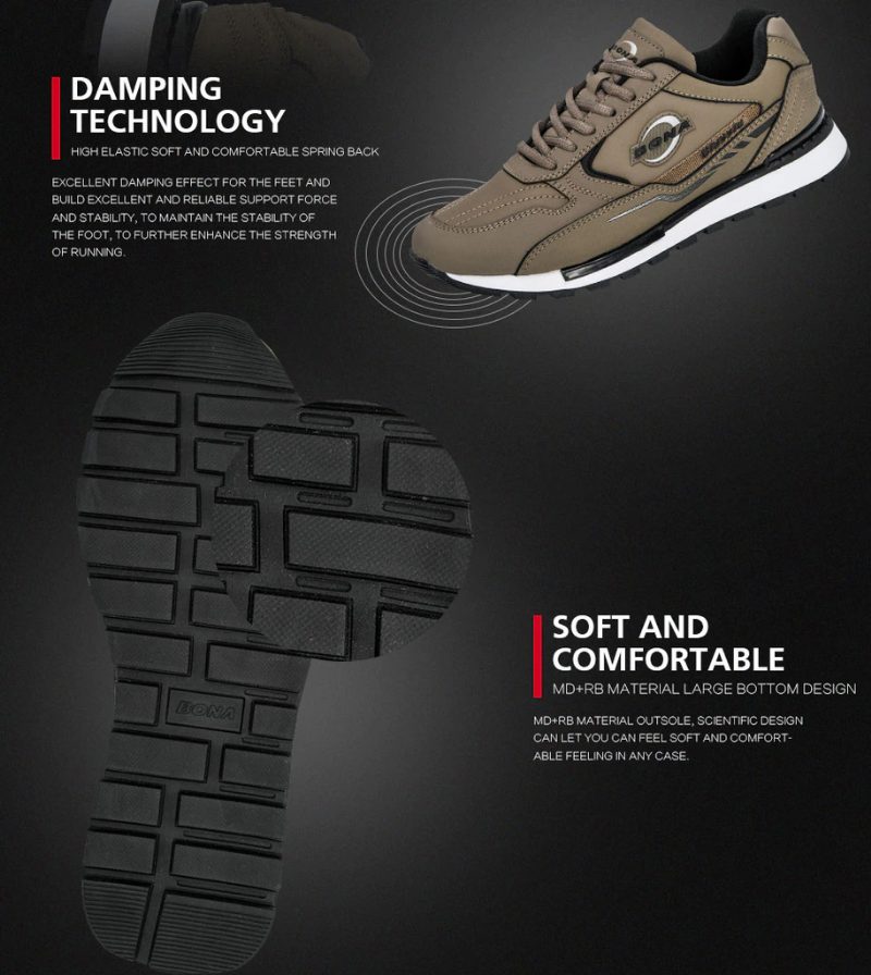 Moro Casual Sneakers Til Mænd - Khaki