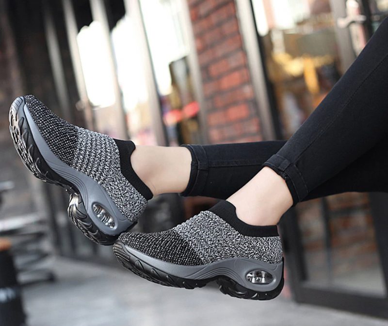 Mulig Platform Sneaker Til Kvinder - Sort