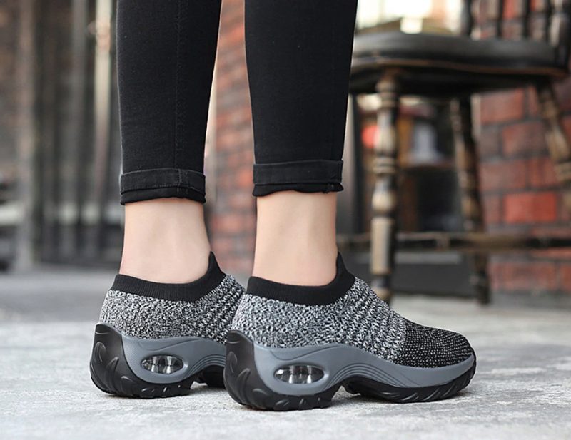 Mulig Platform Sneaker Til Kvinder - Sort