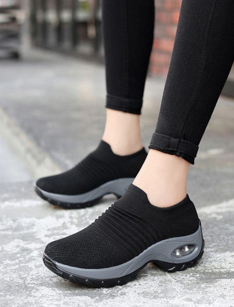 Mulig Platform Sneaker Til Kvinder - Sort