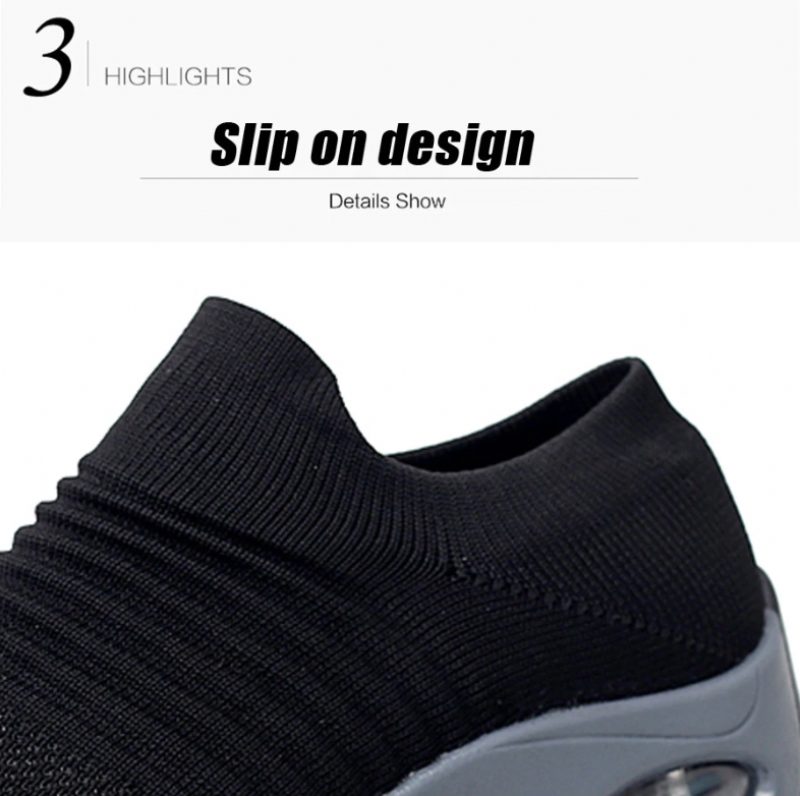 Mulig Platform Sneaker Til Kvinder - Sort