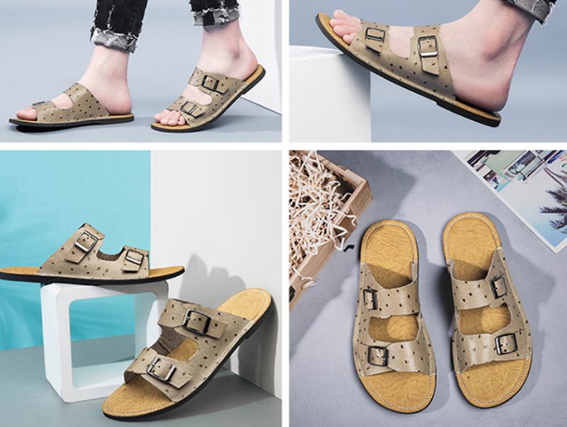 Muller Casual Sandal Til Mænd - Khaki
