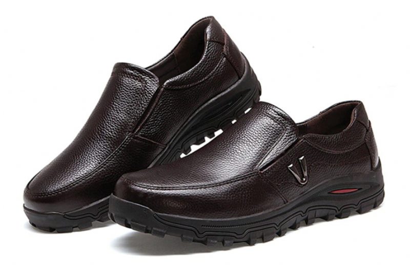 Muslera Loafers Dress Sko Til Mænd - Kaffe
