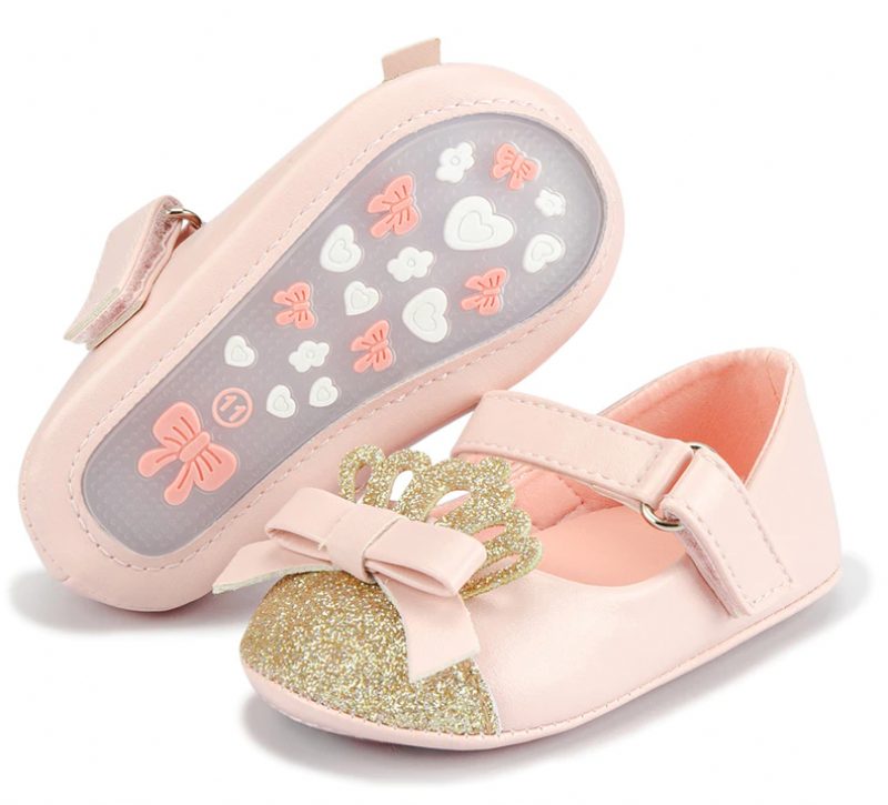 Myranda Baby Piges Flade Sko - Pink