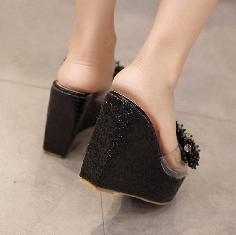 Nadia Wedges Sandal Til Kvinder - Guld