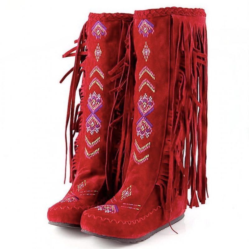 Naisha Støvler Mid Calf - Gul