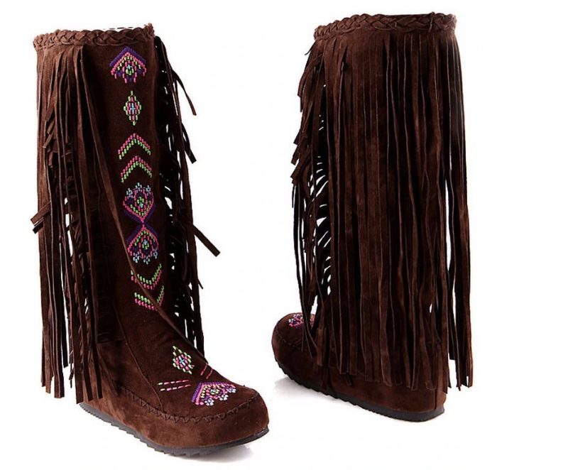 Naisha Støvler Mid Calf - Gul