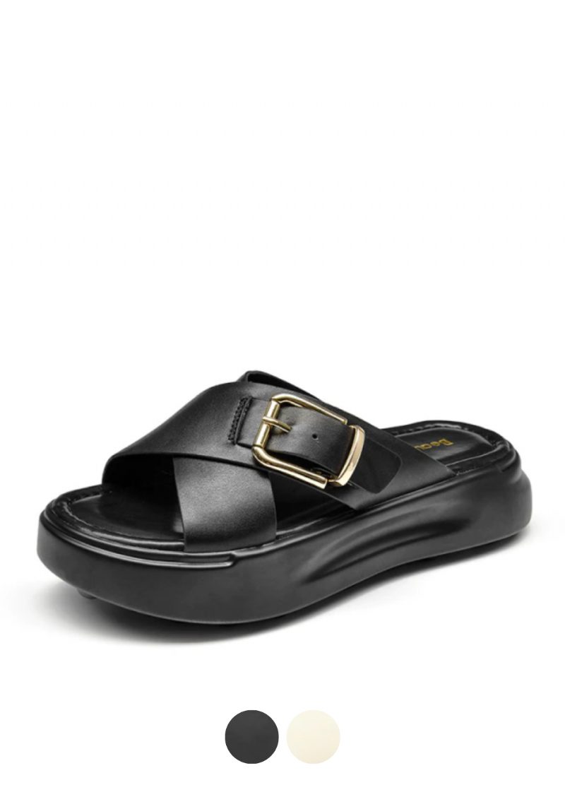 Namoi Damesandaler Slipper Læder