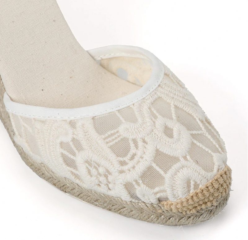 Nanda Wedges - Hvid Blonde