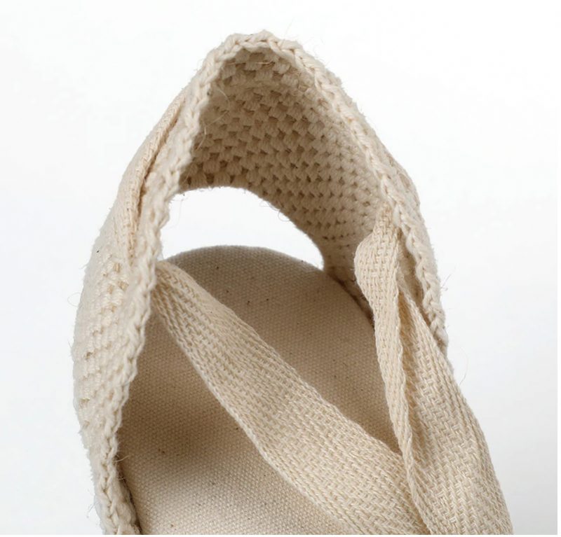 Nanda Wedges - Hvid Blonde