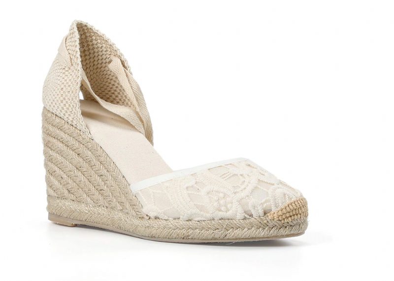 Nanda Wedges - Hvid Blonde