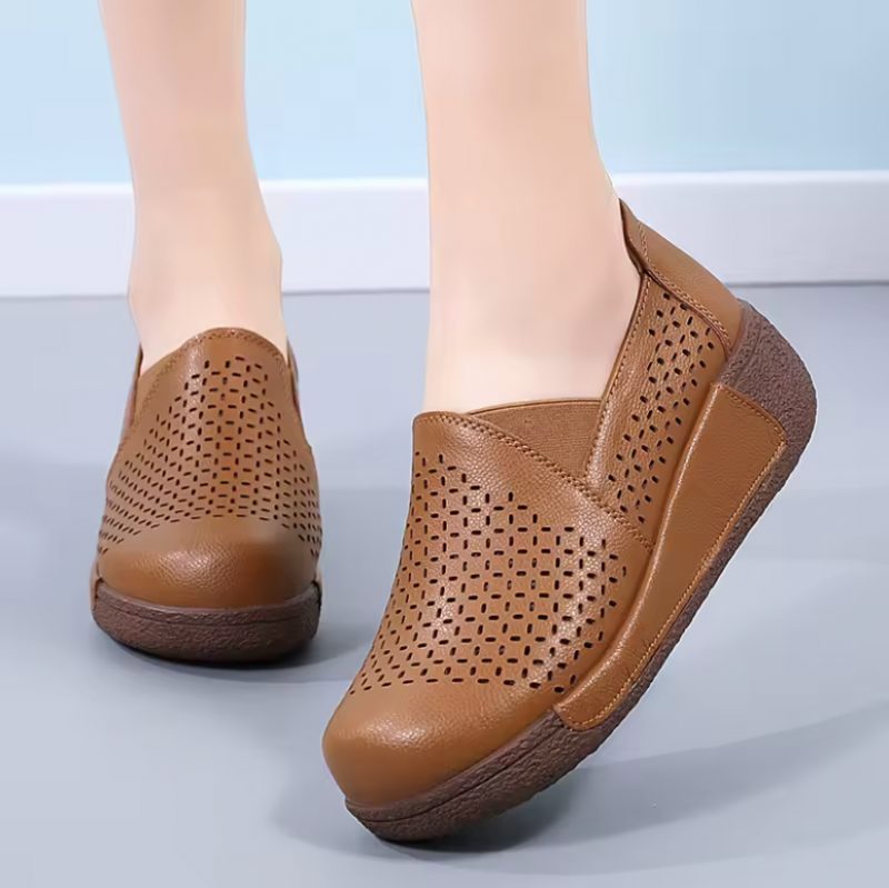 Narda Platform Wedges-sko Til Kvinder - Sort