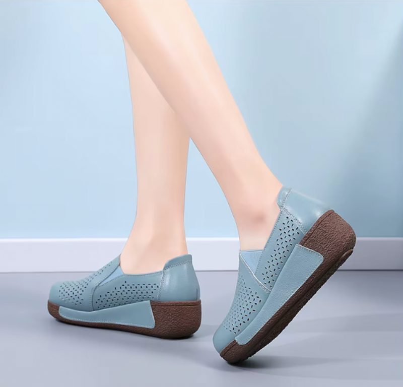 Narda Platform Wedges-sko Til Kvinder - Sort