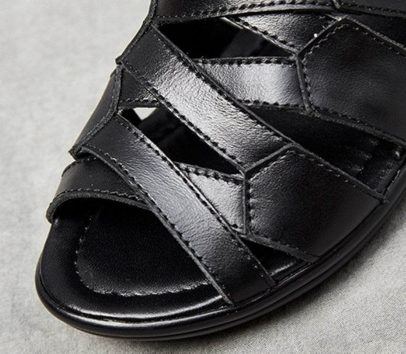 Nardy Comfort Wedge Sandal Til Kvinder - Sort
