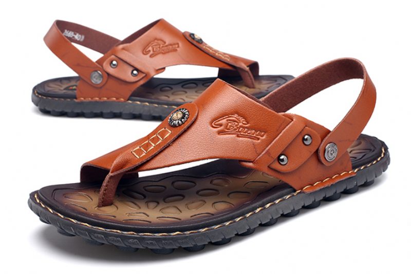 Nasau Casual Sandal Til Mænd - Kaffe