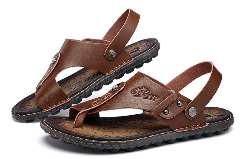 Nasau Casual Sandal Til Mænd - Kaffe