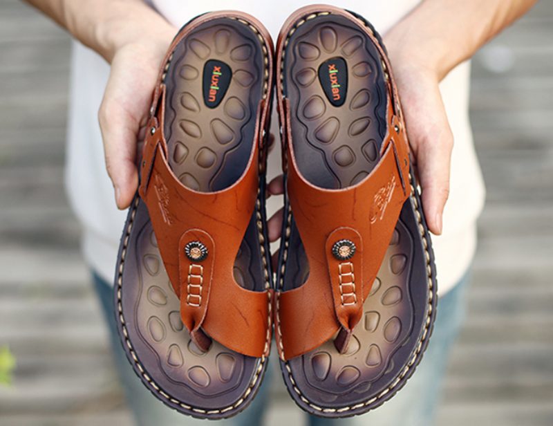 Nasau Casual Sandal Til Mænd - Kaffe