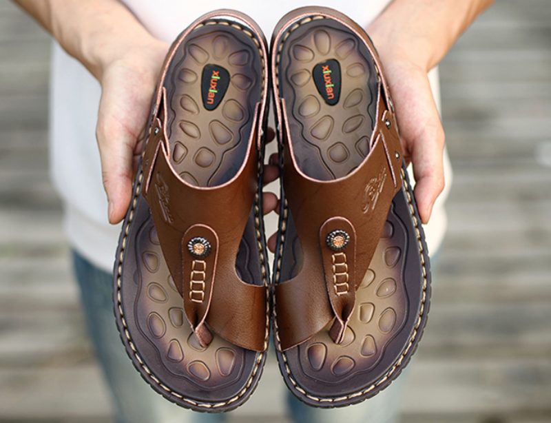 Nasau Casual Sandal Til Mænd - Kaffe