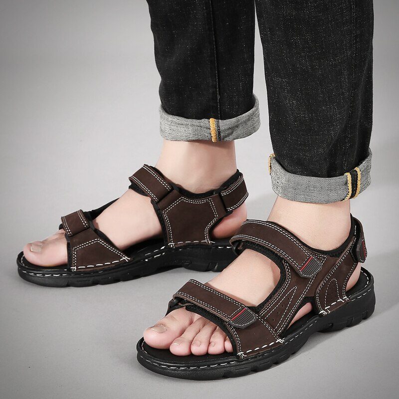 Nathan Udendørs Sandal Til Mænd - Brun