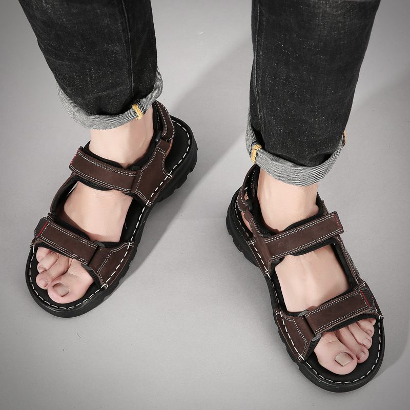 Nathan Udendørs Sandal Til Mænd - Brun