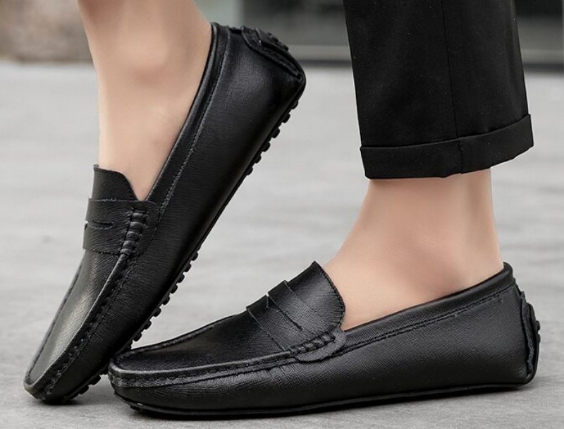 Navas Komfortable Loafers Sko Til Mænd - Grå