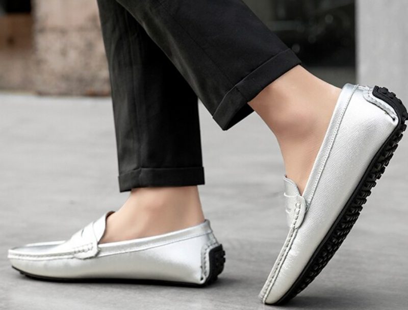 Navas Komfortable Loafers Sko Til Mænd - Grå