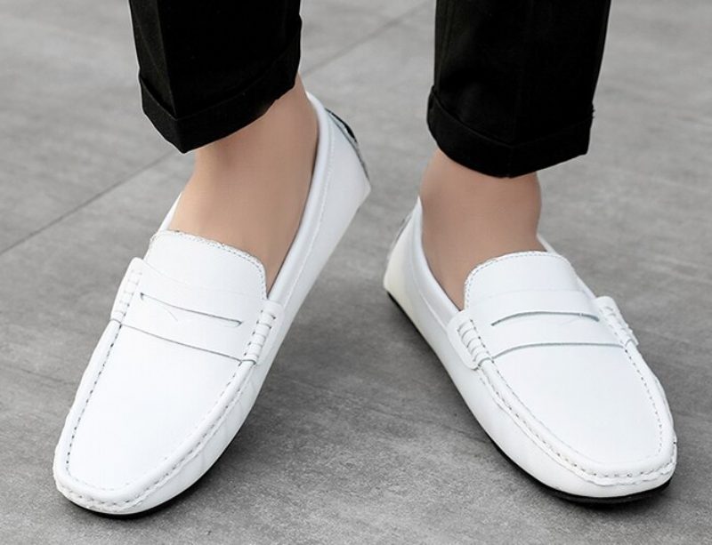 Navas Komfortable Loafers Sko Til Mænd - Grå