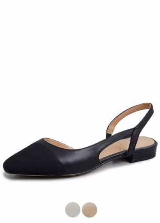 Nayi Kvinders Square Toe Flats Pumps