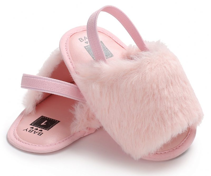 Nazareth Babytøfler Til Piger - Pink