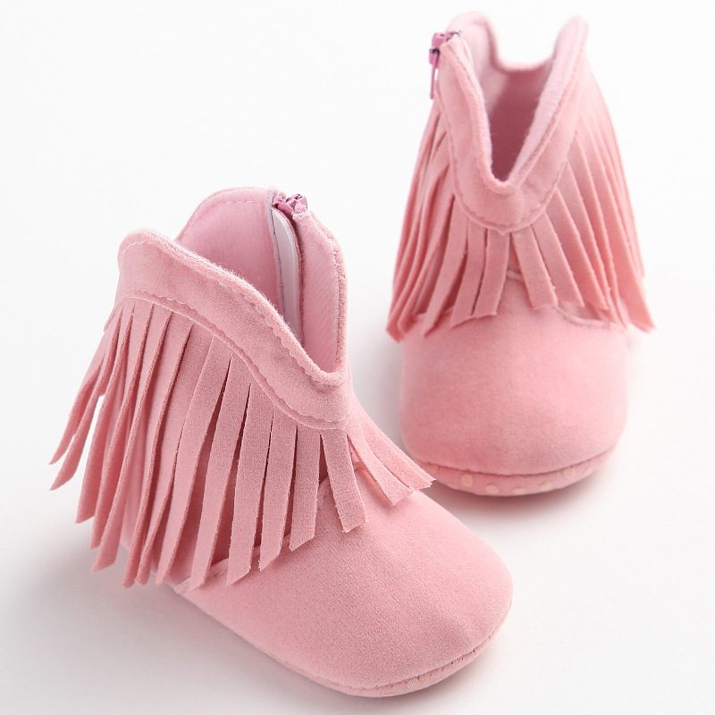 Nefertiti Babypigers Varmestøvle - Rosa