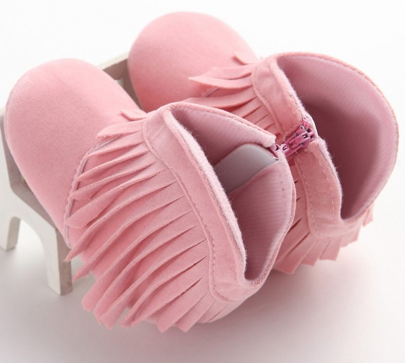 Nefertiti Babypigers Varmestøvle - Rosa