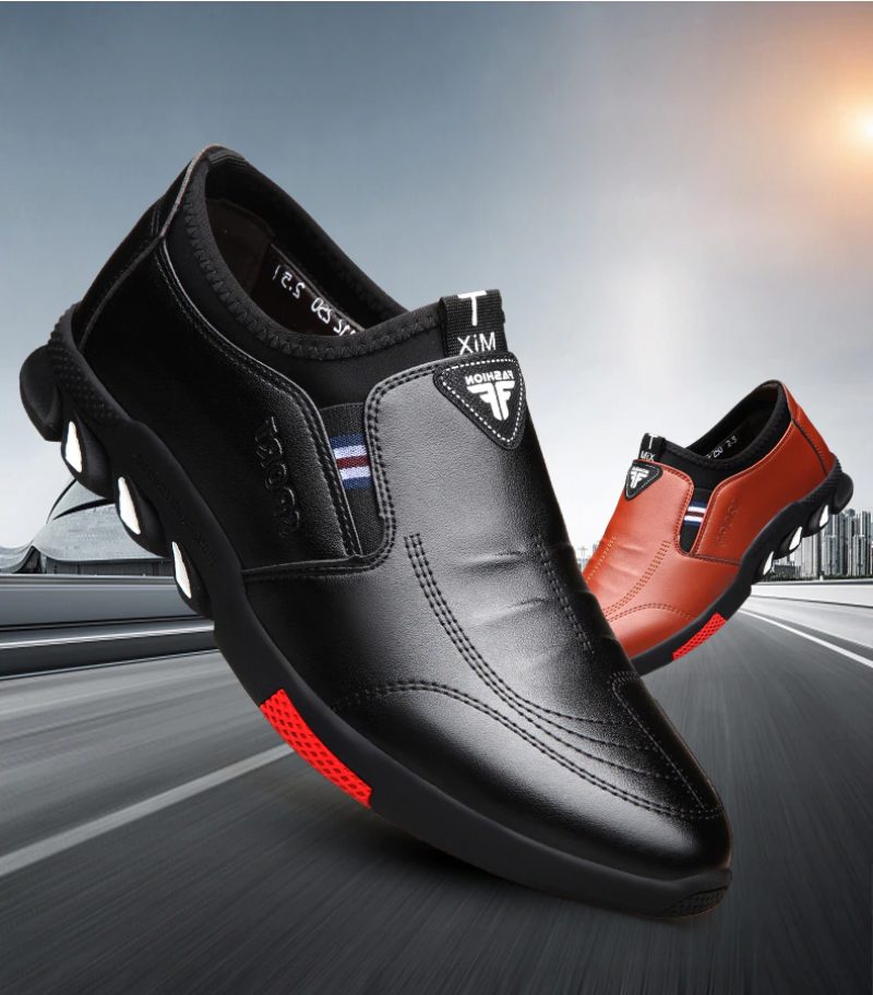Neil Loafers Dress Sko Til Mænd - Orange
