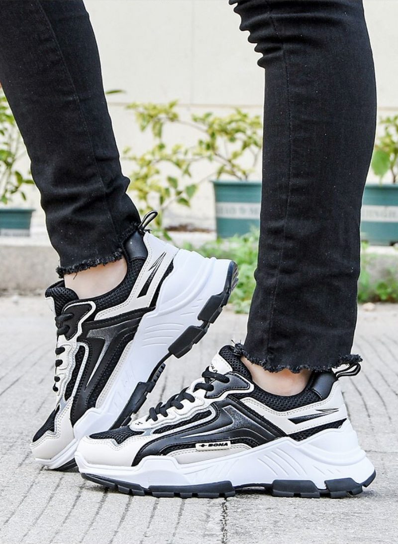 Neil Sneaker Sports Walking Sko Til Kvinder - Sort