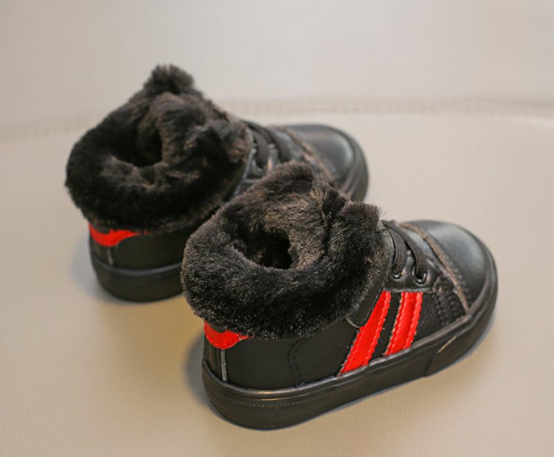 Nein Baby Drenge Warm Sneaker - Rød