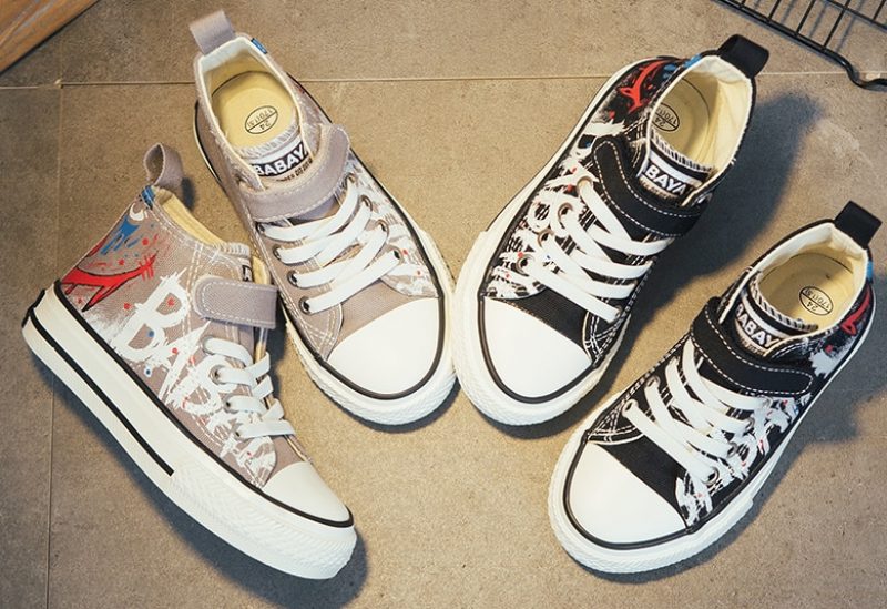 Nelson High Top Sneaker Til Drenge - Sort