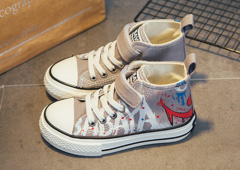 Nelson High Top Sneaker Til Drenge - Sort
